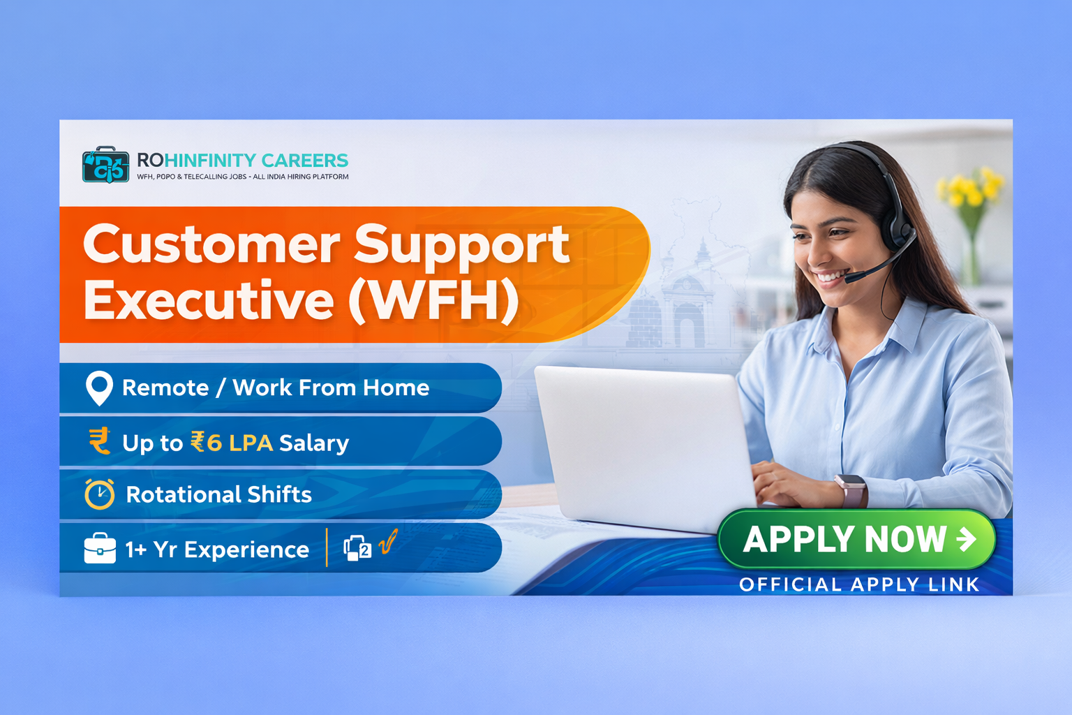 Customer Support Executive WFH Job